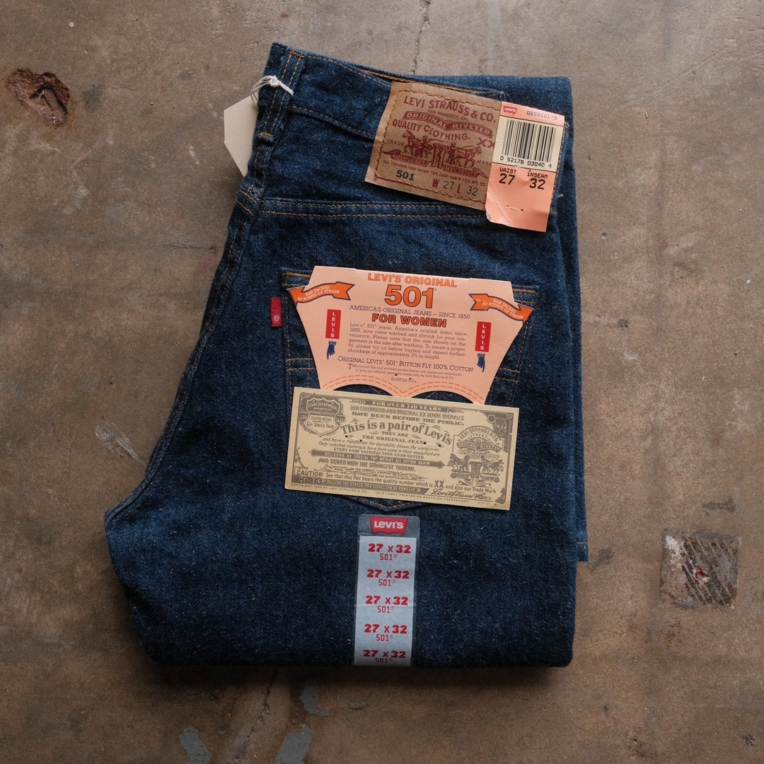 Vintage 90s Levi's 501 Jeans Deadstock 27x32 - Etsy Vintage 90s Levi's 501 Jeans Deadstock 27x32 - Etsy