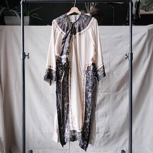 Magnolia Pearl Wrap Dress Embroidered Kimono Style