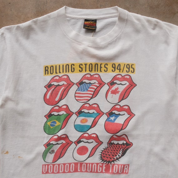 Vintage 90s Rolling Stones Voodoo Lounge T-shirt … - image 3
