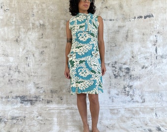 Vintage 1960s Floral Shift Dress