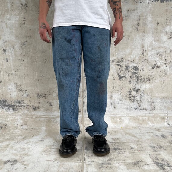 Vintage Levis Silvertab Jeans Size 32x34 Baggy Fit - Etsy