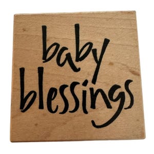 Wordsworth-stempel Baby Zegeningen Kaarten Maken Woorden Woorden Babyshower