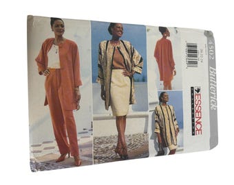 Wykrój Butterick 4502 Kurtka, góra, spódnica, spodnie, kolekcja Essence 20-24 UC