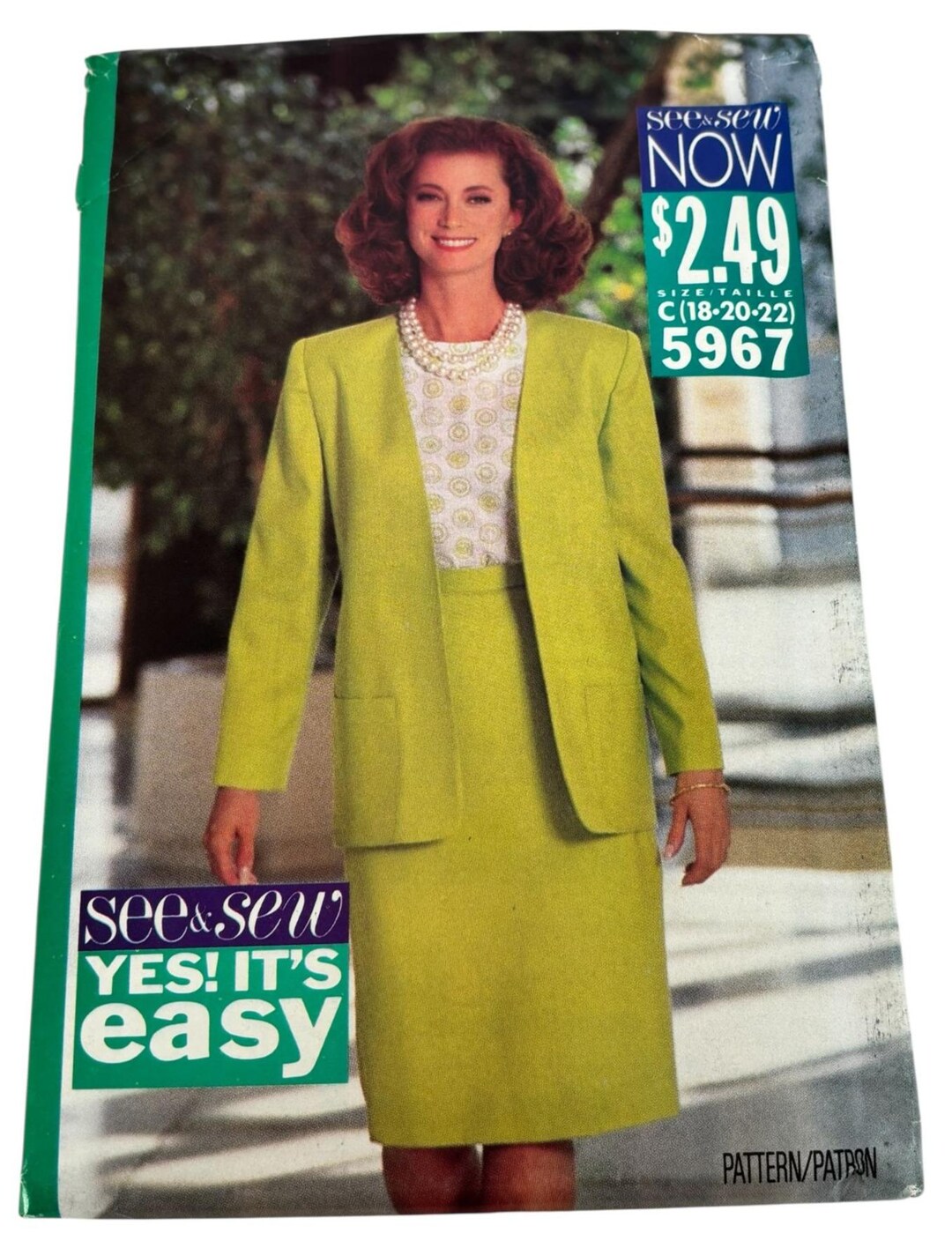 Butterick Sewing Pattern 5967 Misses Jacket Skirt Top Career Work UC Sz ...