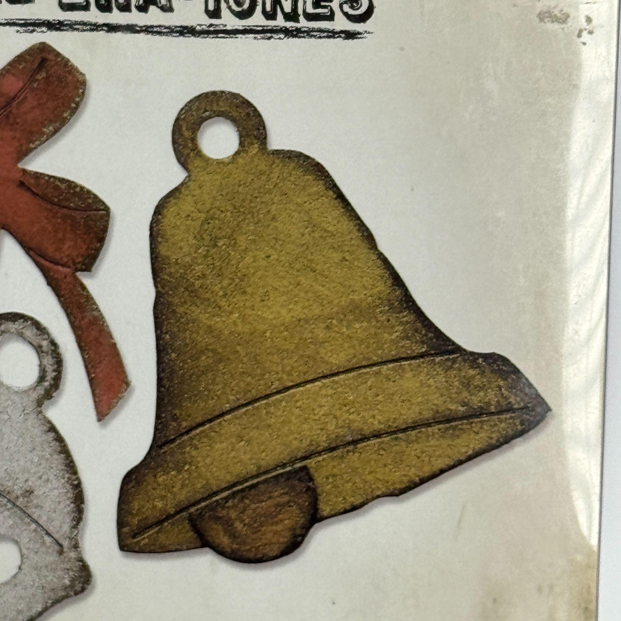 Sizzix Tim Holtz Alterations Bigz Die Christmas Bells Holiday Card