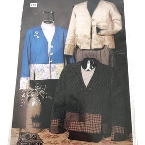 Country In The City Sewing Pattern Flap Jacket Embroidery Patchwork 6-22 Uncut