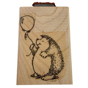 Stampin Up Stempel Alles Gute zum Geburtstag Igel Hält Ballon Karte Machen Wort