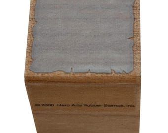 Hero Arts Rubberstempel Vierkante achtergrond Kaart maken Vorm Ruwe randen 1 inch