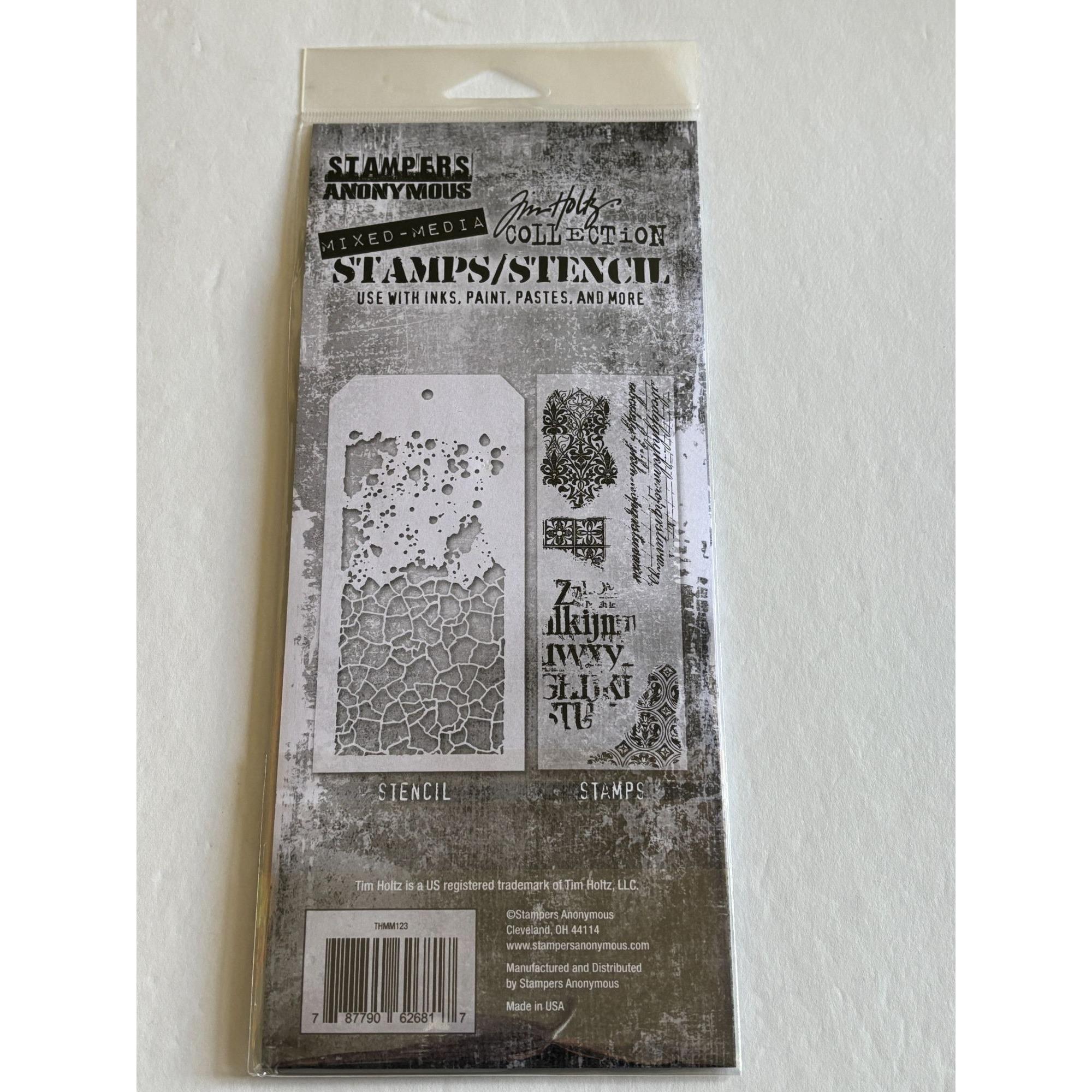 Tim Holtz スタンプ まとめ売り Tim Holtz Cling Rubber Stamp -Tidbits
