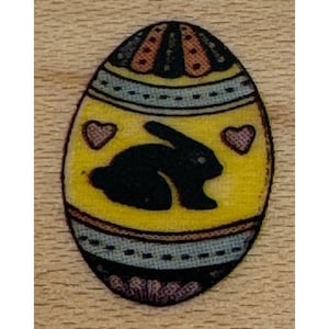Toute la nuit, tampon en caoutchouc, petit oeuf, lapin de Pâques, coeurs, printemps, fabrication de cartes, art