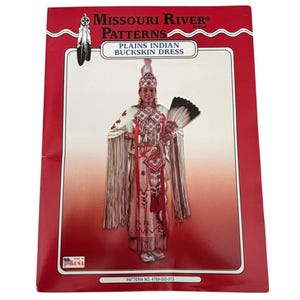 Missouri River Sewing Pattern Plains Indian Buckskin Dress Native Regalia Costume 6-20 Uncut