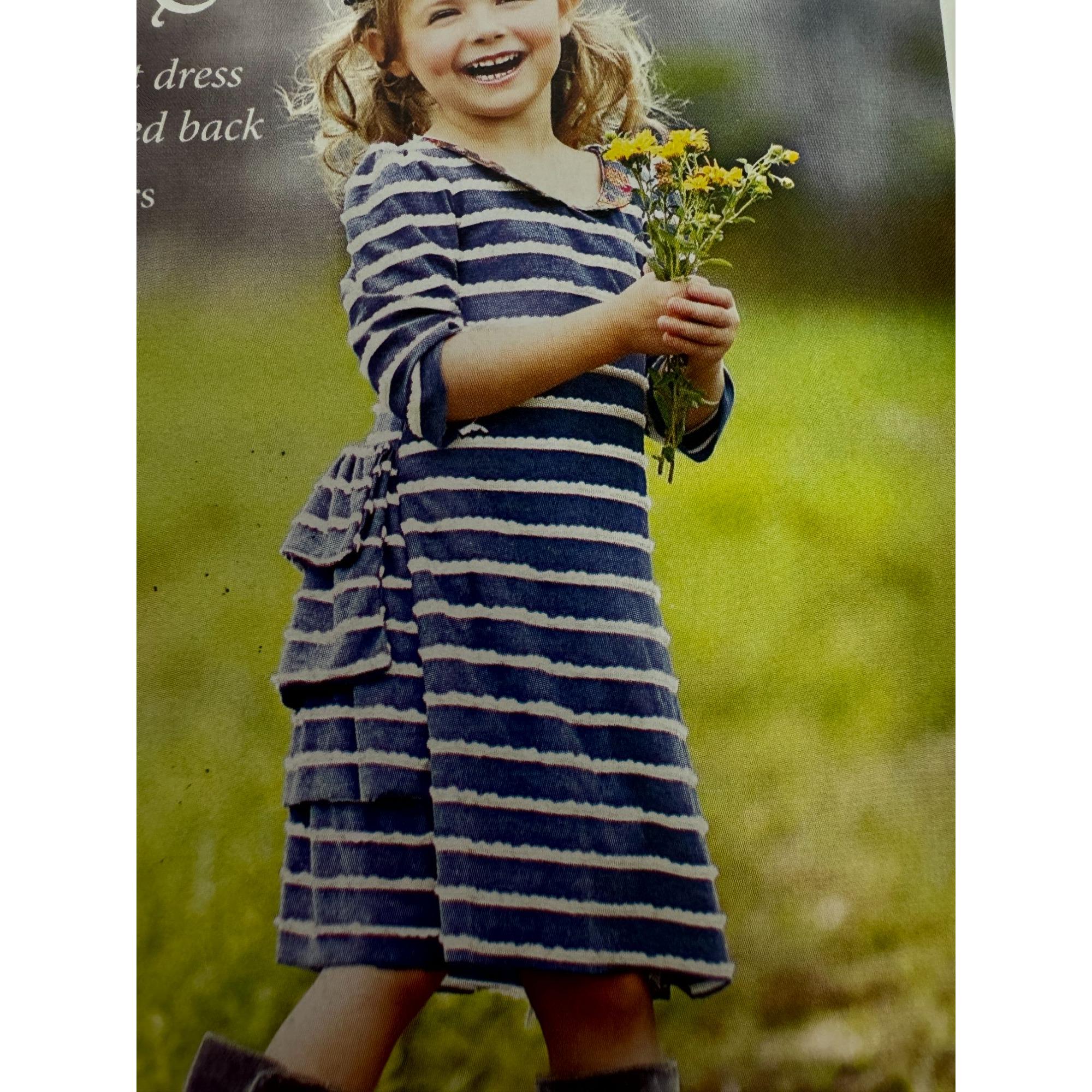 Violette Field Threads Sewing Pattern F750 Adele Collared Knit Dress 2T ...