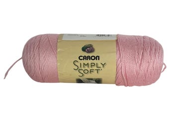 Motki włóczki Caron Simply Soft Yarn Soft Pink, akrylowa, średniej grubości, do robienia na drutach i szydełkowania