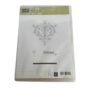 Stampin Up Clean Mount Gummistempel 4er Set Immer elegant filigran zur Kartenherstellung