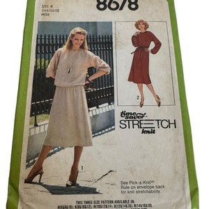 Simplicity Sewing Pattern 8678 Pullover Dress Or Two-Piece Top Skirt 14 16 18 UC