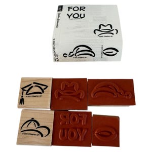Stampin Up Stempel Set Lächeln Accessoires Nikolausmütze Baseball Cowboy für Dich