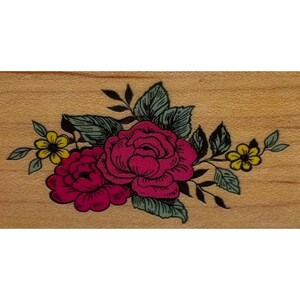 CoMotion Stempel Cabbage Roses Floral Design Muttertagskarte Herstellung Blume
