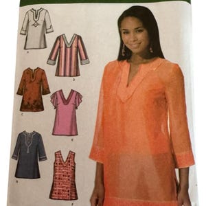 Simplicity Sewing Pattern 4659 Misses Tunics Tops Shirt 14 16 18 20 22 UC