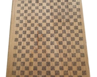 Stampin Up Wood Rubber Stamp Checkerboard Pattern Background Large Big Texture