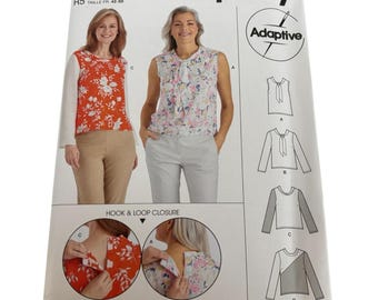 シンプリシティ ソーイングパターン S9579 アダプティブトップシャツ