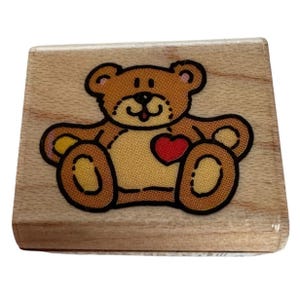 Carimbo de borracha, carimbo de borracha, abraça-me, urso de pelúcia, brinquedo de coração, bicho de pelúcia