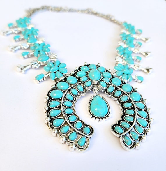Rare Vintage Navajo Native American Jewelry jewelry 'Circular Turquoise' Collar Protectors Rare Vintage Navajo Native American Jewelry jewelry 'Circular Turquoise' Collar Protectors
