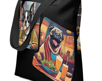 City Urban Dogs Café Tote Bag – A Chic and Playful Accessory