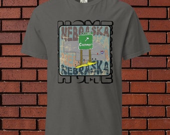 Nebraska Goehner, Nebraska Home, Nebraska Love, Comfort Colors T-Shirt