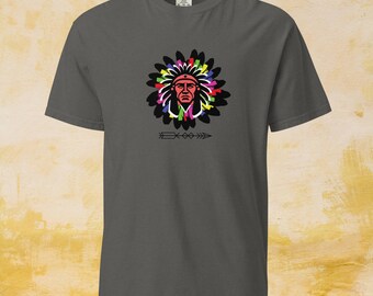 Indianer Kopfschmuck Comfort Colors T-Shirt
