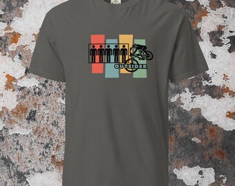 Mountainbike Außenseiter Mountainbike Radsport Komfort Farben T-Shirt