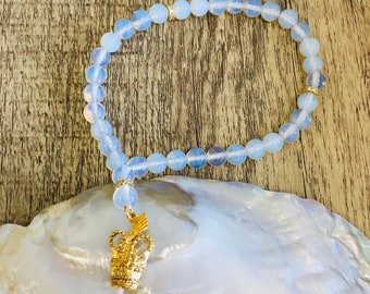 Opalite bead Tasbih, Ismaili Taj Chuga Tasbih, Men's Tasbih,  33 Para Tasbih, 33 Bead Tasbih, Personalized, Hand Made