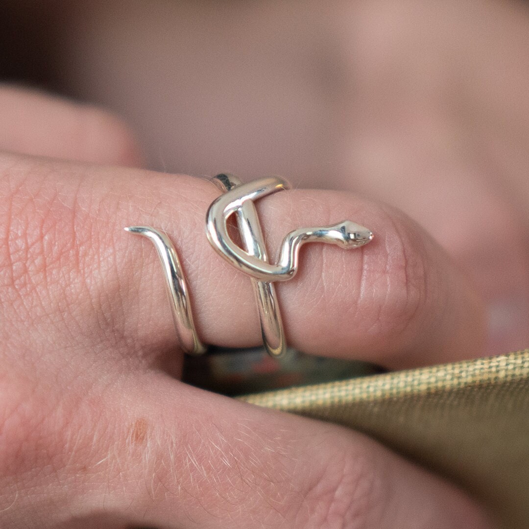 Buy Silver Snake Ring Size 7 - Serpent Ring Online in India - Etsy