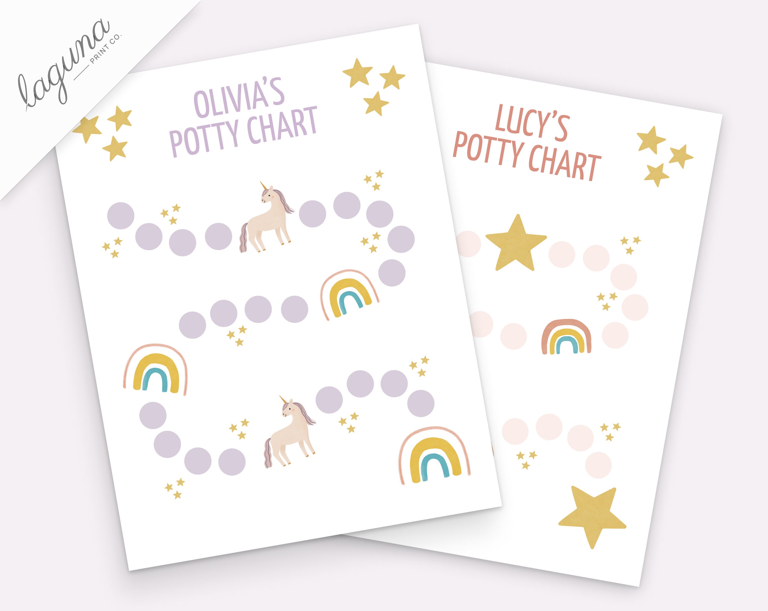 Editable Potty Chart | Potty Training Chart | Custom Sticker Chart ...