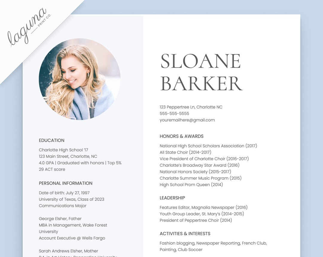 Sorority Resume Template With Photo Google Docs Social Resume Sorority Resume Template With Photo Google Docs Social Resume