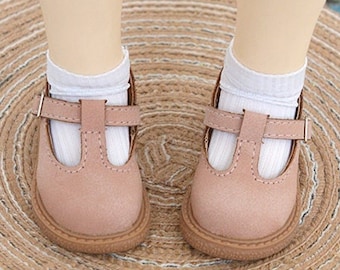 T-Strap Doll Shoes for 1/4 1/6 BJD Shoes for Yosd/Msd/Mdd - 4 colors