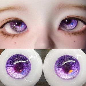 BJD Eyes 14mm 16mm 18mm 10mm 12mm Doll eyes Normal Small Iris polymer clay MM161 Purple