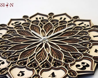 Download Clock Mandala Svg Etsy