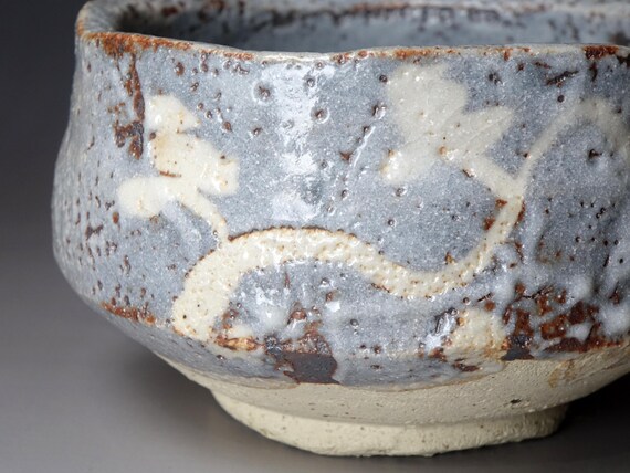 山田正和（1951年生まれ） ねずみ志野茶碗（茶道用） - Etsy 日本