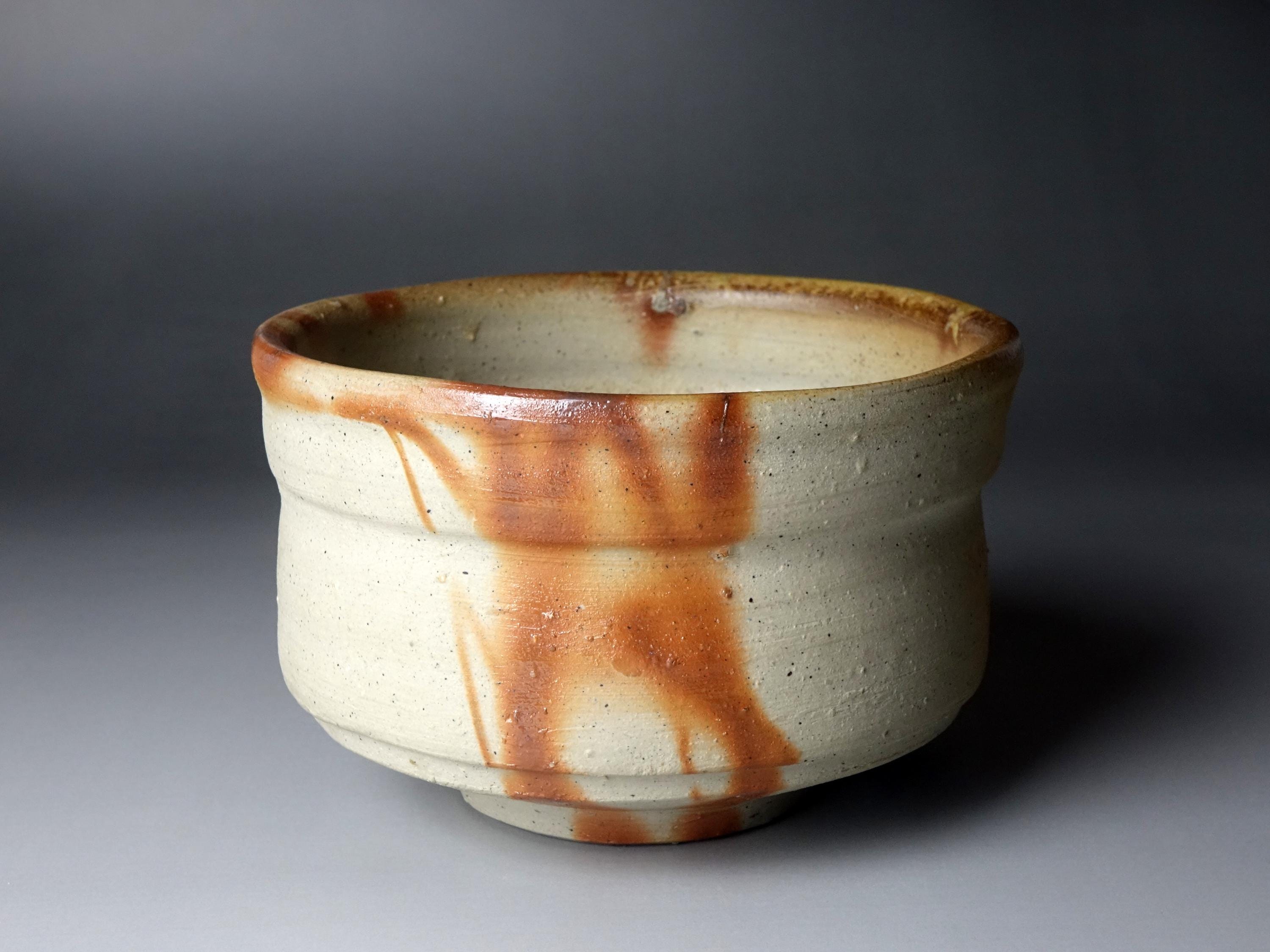Living National Treasure Bizen Chawan Tea Bowl by Toshu Yamamoto