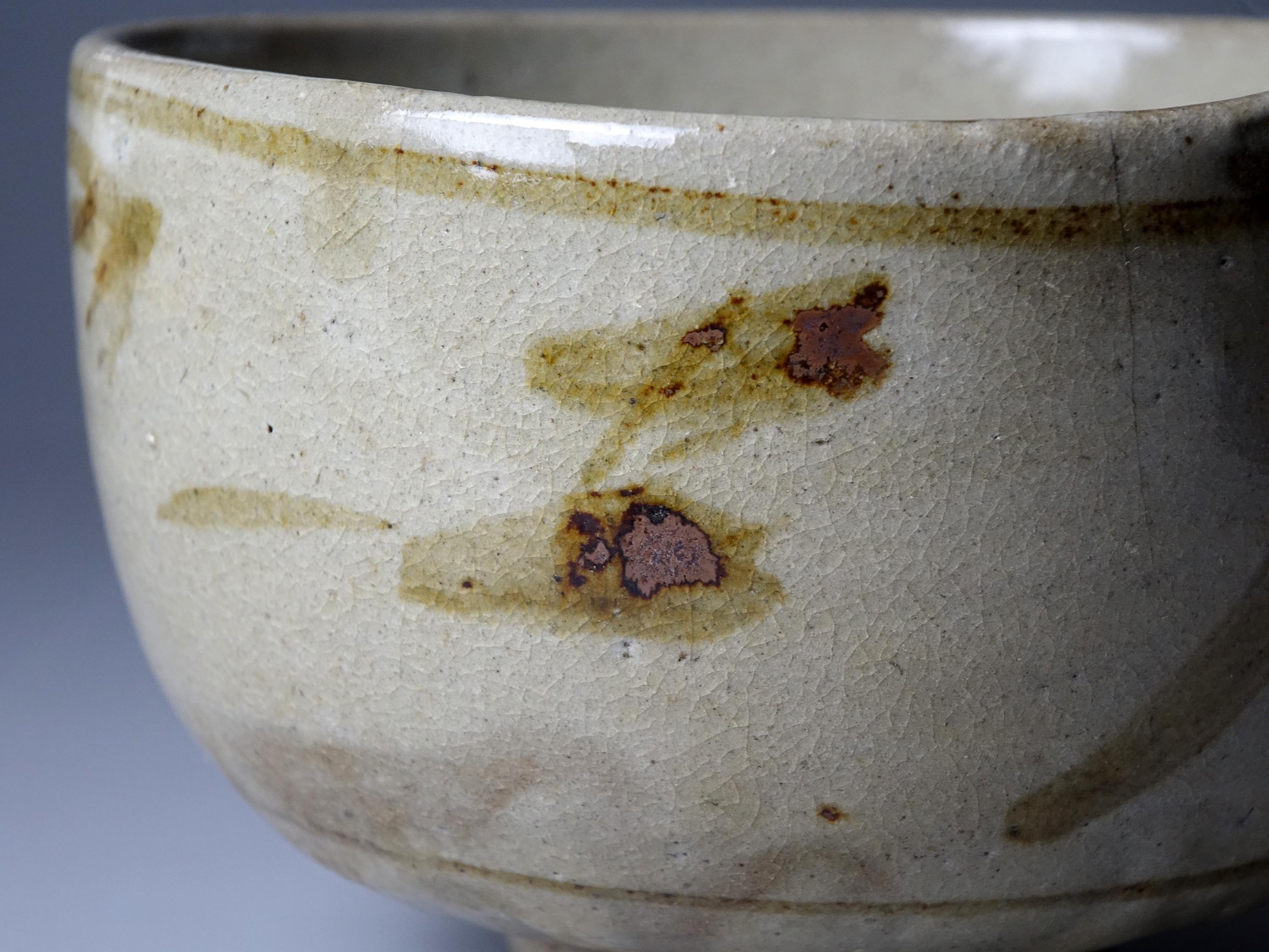 17世紀の木原唐津茶碗（鉄花文装飾） - Etsy 日本