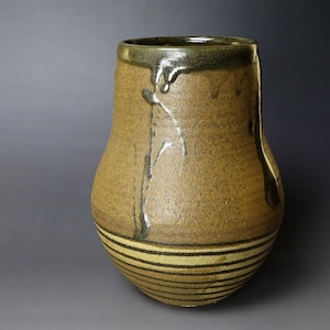 Living National Treasure Tamura Koichi (1918-1987) Tetsu-yu (Iron glaze) Vase