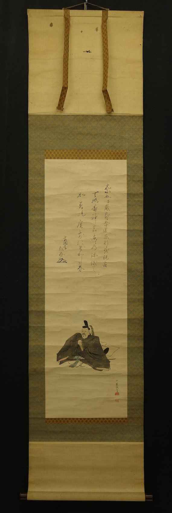 浮田一渓 (1795-1859) 天神として知られる菅原道真 (845-903) の本格的