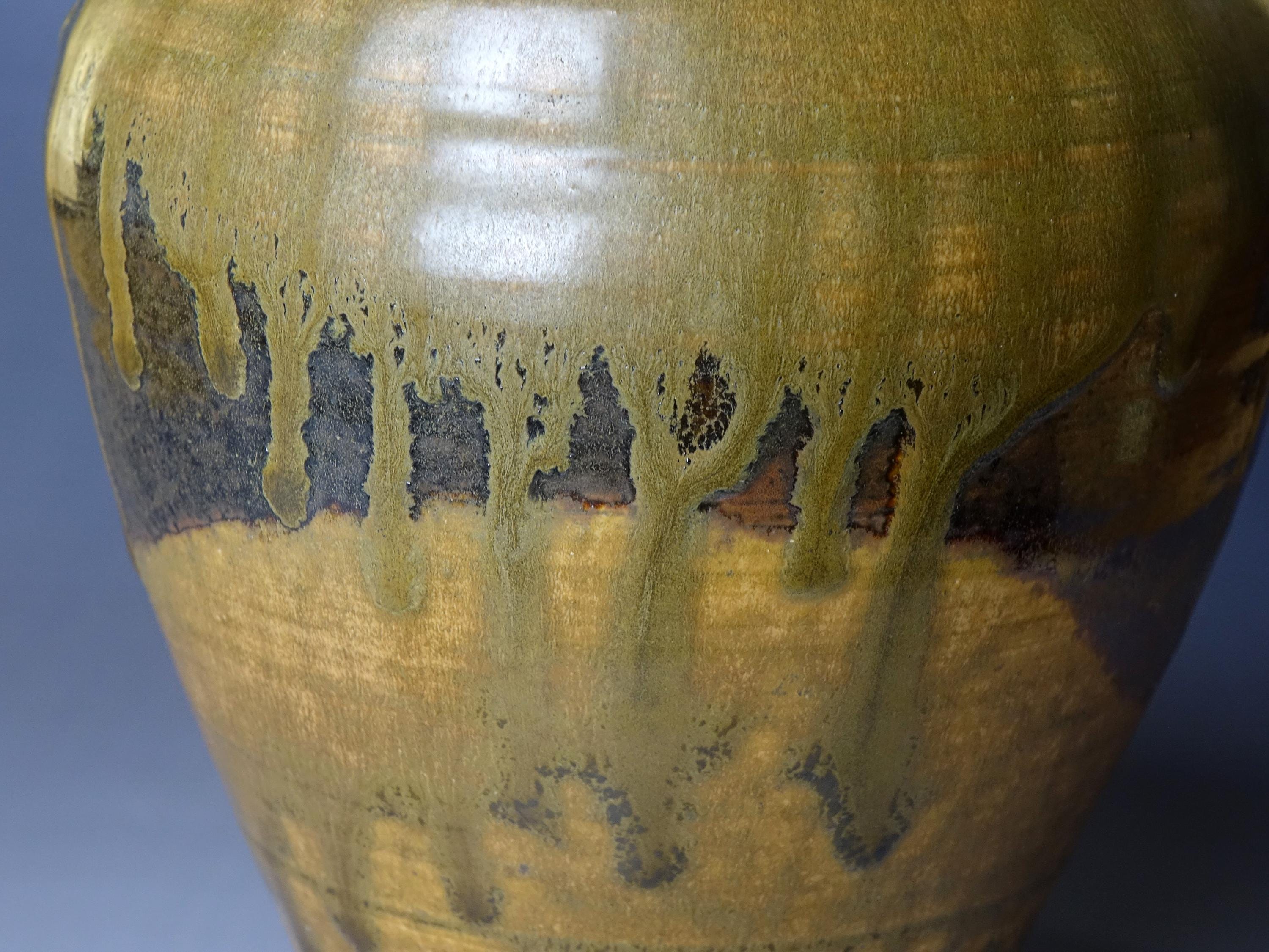 Iron-glazed Vase by Living National Treasure Tamura Koichi (1918