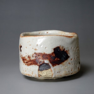 Kato Ryotaro (b. 1974) Shino Sake Cup Japanese Studio Pottery