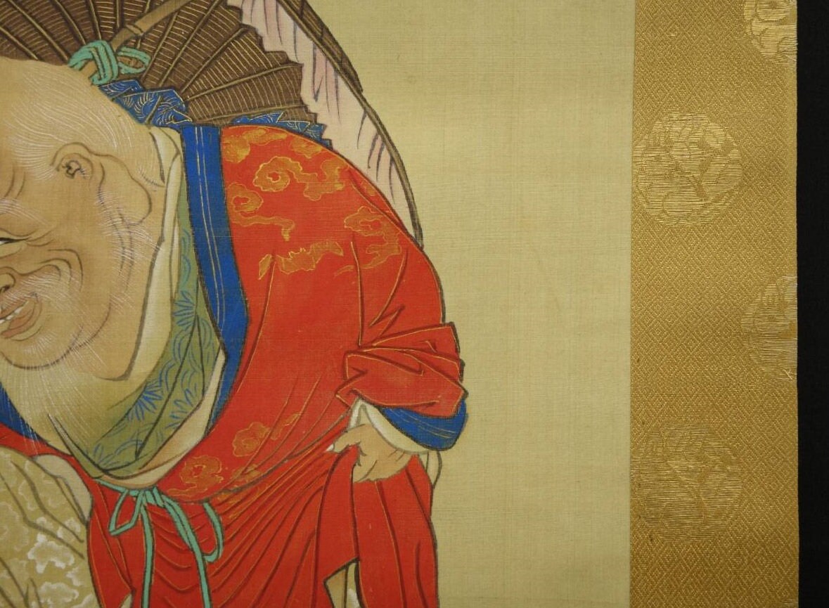 Yanagisawa Kien (1703-1758) Antique Japanese Painting of Jurojin (item  #1462191)