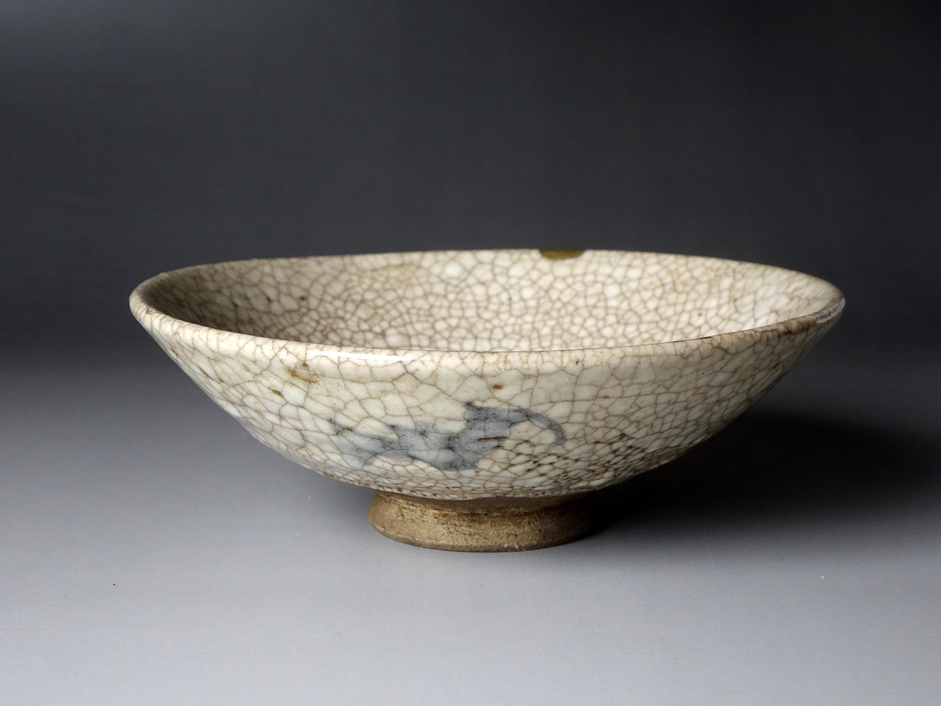 加藤博岱 (1861-1943) アンティーク志野焼 茶道用平茶碗 - Etsy 日本