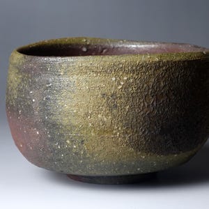 Rokuro Nakamura (1914-2004) Bizen Chawan for Japanese Tea Ceremony Bizen Teabowl Wabi Sabi