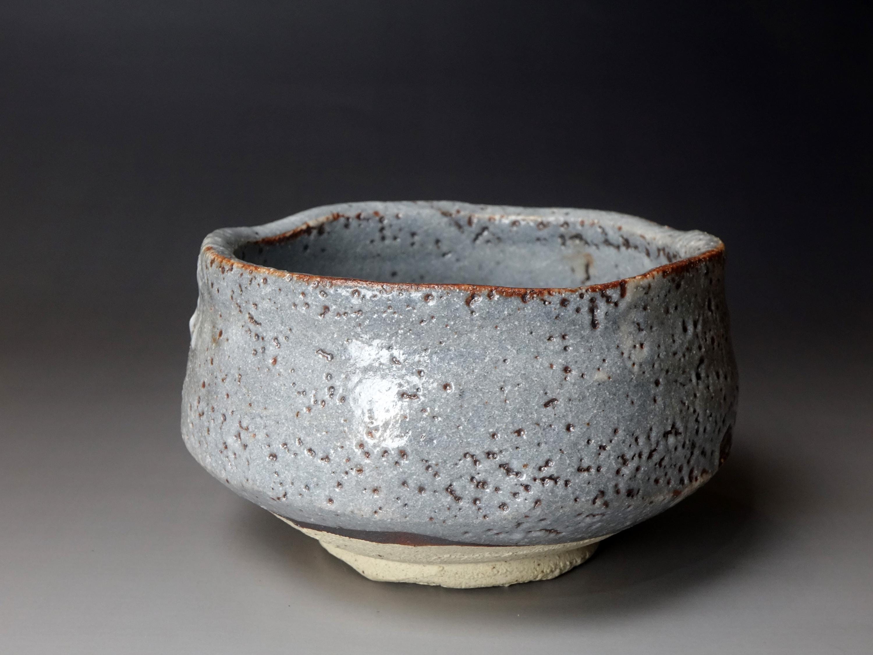 山田正和（1951年生まれ） ねずみ志野茶碗（茶道用） - Etsy 日本