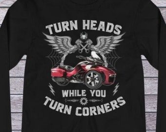 3 Wheel Unisex Motorcycle Shirt, Maroon Spyder Shirt, Motorcycle Rider, Motorcycle Lover, Biker Shirt,Motorcycle Gifts, Biker Tee, Trike Tee