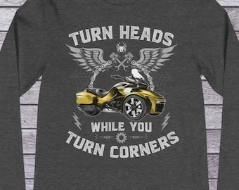 3 Wheel Spyder Motorcycle Shirt, Yellow Spyder Shirt, Motorcycle Rider, Motorcycle Lover, Biker Shirt, Motorcycle Gifts, Biker Tee